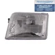 Headlight Ford Ranger 1993-1997 Halogen Left Driver Side Chrome Housing Headlamp
