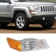 Passenger Turn Signal Light Cover For Jeep Patriot 07-17 Marker Corner Lamp Lens