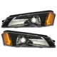 Front Left Side Marker Light Fits 2002-2006 Chevrolet Avalanche Clear Direct Fit
