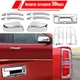 For 14-22 Chevy Colorado CHROME 4 Door Handle COVERS+Mirrors+Tailgate+Tail Light