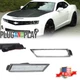 Clear Lens LED Front Side Marker Lamps White LED Lights For 10-15 Chevy Camaro
