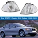 For Bmw 3 Series E46 Sedan 1999-2001 Turn Signal Corner Light Lamp Cover Pair