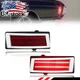 2X Red Lens Full LED Rear Quarter Marker Light For 1970 1971 1972 Chevy Chevelle