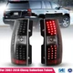 LED Tail Lights For 2007-2014 Chevy Suburban Tahoe Brake Lamps Black Clear Pair