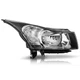Right Black Headlights For 201-2015 Chevy Cruze 2016 Cruze Limited Driver Side