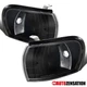 Fit 1995-2001 Subaru Impreza Black Corner Lights Turn Signal Lamps Left+Right