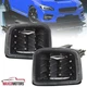 Black Bumper Lights Fits 2015-2021 Subaru WRX LED Sequential Corner Signal Lamps