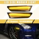 Front LED Side Marker Light 26180AM800 for Infiniti Amber Light Black 1 Pair