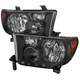 Fits 07-14 TOYOTA TUNDRA Crystal Euro Headlight With Clear Lens