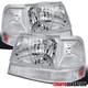 Fit 1998 1999 2000 Ford Ranger XL XLT Headlights+Bumper Corner Lamps Left+Right
