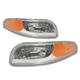 For Chevy Corvette C5 1997-2004 Pair Clear Turn Signal Light Parking Lights