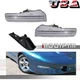 Clear Front Bumper Turn Signal Lights Covers For 93-97 Pontiac Firebird Trans Am
