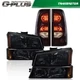 Fit For 03-06 Chevy Silverado 1500 2500 Black/Smoke Headlights + Tail Lights
