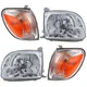 Headlight Assembly Kit for 2005-2006 Toyota Tundra, Includes Right (Passenger)