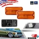 Front Amber Side Marker Light LH+RH Set For 1968-1972 Chevrolet GMC C/K Trucks