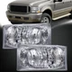 Headlights Pair Left Right Set Fits Ford F-Series Super Duty 99-04 Halogen