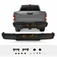 Fit For 2009-14 Ford F150 F-150 Rear Step Bumper Assembly w/o Sensor Holes Black
