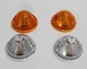 Germany SAW 1960's vintage NOS  Car Parking turn signal light beehive set  of 4