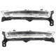 Labwork Left+Right Bumper  LED Fog Lights For Lincoln MKZ 2017-2020 Black Clear