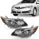 Pair Headlights without bulbs Halogen For Toyota Camry 2012-2014 8111006470