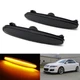 Smoked Lens Amber Full LED Front Fender Side Marker Lights For 2003-2008 Mazda 6