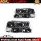Headlight Assembly For 1999-2006 Chevy Silverado 1500 Suburban 1500 Tahoe 5.3L