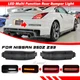 Dynamic LED Rear Fog Brake Light Turn Signal Light For Nissan 350Z/Z33 2003-2009