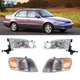LH&RH Headlights For Toyota Corolla 1998-2000 Headlamp Corner Parking Light Kit