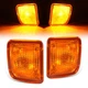 New Amber Lens For Toyota Tacoma 98-00 Left & Right Bumper Turn Signal Light