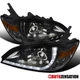 Fit 2004-2005 Honda Civic 04-05 Smoke LED Strip Projector Headlights Headlamps
