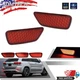 Dark Red Lens Full LED Rear Bumper Reflector Lights For Jeep WK2 Grand Cherokee Dark Red Lens Full LED Rear Bumper Reflector Lights For Jeep WK2 Grand Cherokee