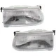 Driver and Passenger Side Headlights For Ford Explorer 1995-2001 Halogen w Bulbs Driver and Passenger Side Headlights For Ford Explorer 1995-2001 Halogen w Bulbs