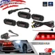For Toyota RAV4 2019-2022 Raptor Style Front Grille Red LED Lights Smoked Lens