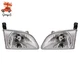 For 2001 2002 2003 Toyota Sienna Headlights Headlamps Pair Set Left L & Right R