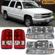Chrome Headlights+Bumper Lamps+Tail Lights For 2000-2006 Chevy Suburban Tahoe