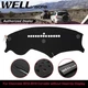Dash Mat For 14-19 Chevy Corvette W/O HUD WELLvisors Dashboard Cover 3-886CH002