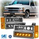 DOT LED Headlight Bumper Lamp Marker for Chevrolet Silverado 1994 95 96 97 1998