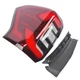 NL1Z13405 Rear Left LED Tail Light Lamp for Ford Expedition 22-24 LED Black Trim