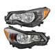 For 2012-2014-2015 Subaru Impreza For 2013-2016 Crosstrek Headlight LH&RH Chrome