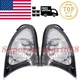 Turn Signal Corner Lights Cover Clear Lens For BMW E46 4DR 5D 3 Series 2002-2005
