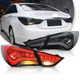 LED Tail Lights For 2011-2014 Hyundai Sonata Smoked Lens halogen Rear Lamps Set