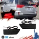 L+R Smoked Black lens LED Rear Bumper Reflector Lights For 2016 2017 GMC Terrain