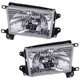 Headlight Set For 1999-2002 Toyota 4Runner Driver and Passenger Side Clear Lens