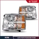 2pc Headlights Headlamp For 2007-2014 Chevy Silverado 1500 2500HD 3500HD Chrome 2pc Headlights Headlamp For 2007-2014 Chevy Silverado 1500 2500HD 3500HD Chrome