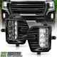 For 2021-2024 GMC Yukon XL AT4 LED Fog Lights Driving Lamps w/ Switch Left+Right
