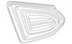 Genuine Ford Parking / Side Marker Light Assembly FT4Z-13200-H