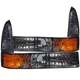 Anzo 511041 Euro Style Chrome Parking & Turn Signal Lights, Smoke Lens
