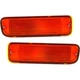 Turn Signal Light For 95-97 Toyota Tacoma DLX Plastic Lens Left & Right Set of 2