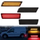 Front Rear Bumper LED Side Marker Lights Lamp For 2010-2013 Ford Transit Connect
