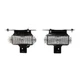 Driver & Passenger-Side 2-Piece Parking Lamp Assemblies Non-SS Chevy Chevelle...